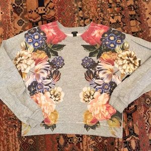 J Crew cropped  French terry sweatshirt size S